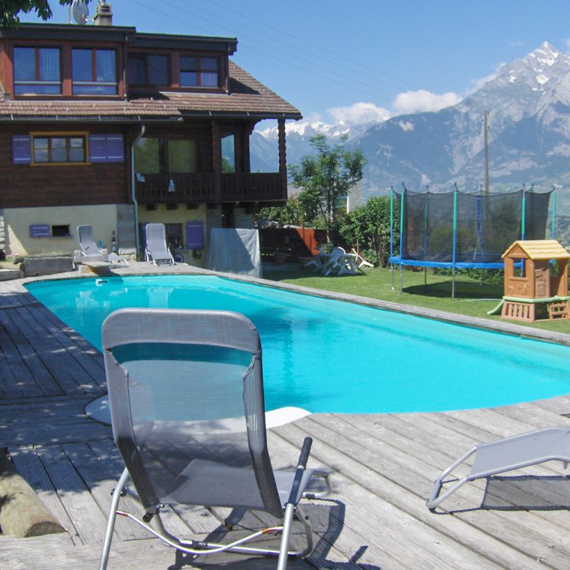 terrasse avec piscine